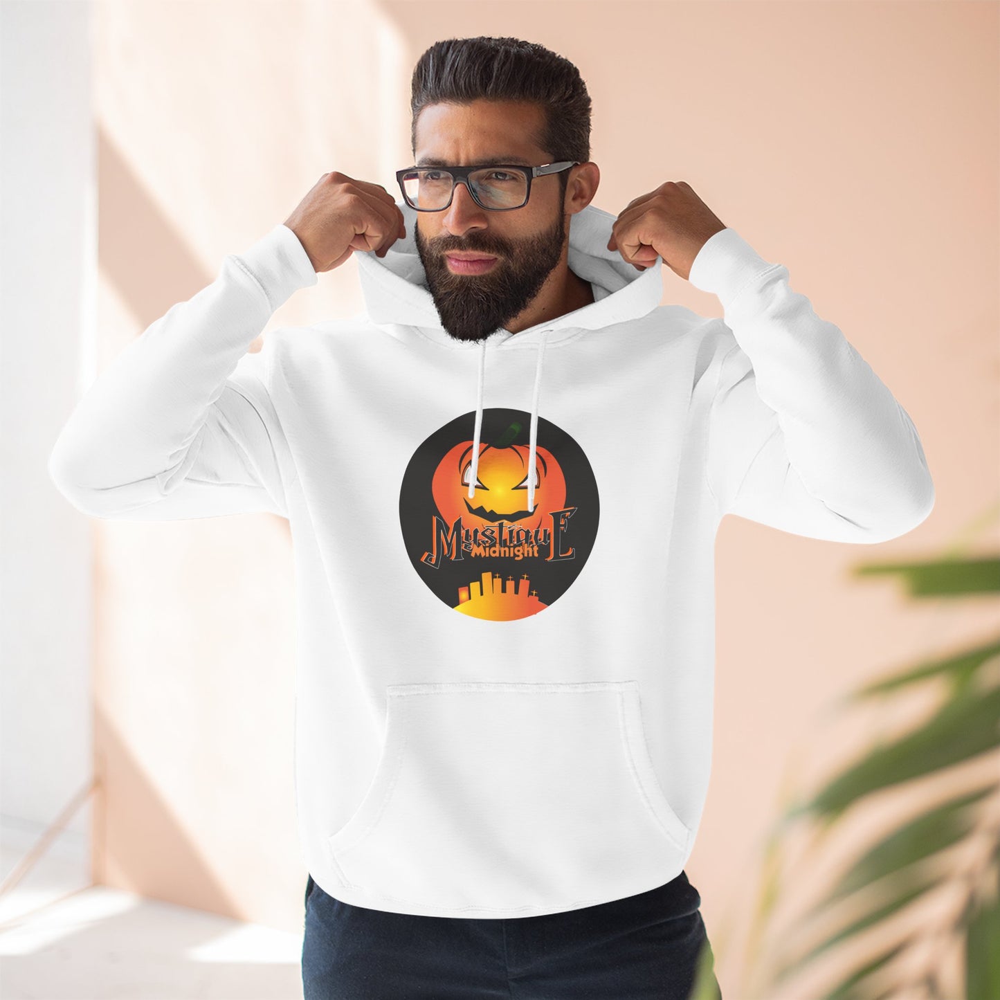 Mystique Midnight Three-Panel Fleece Hoodie Unisex