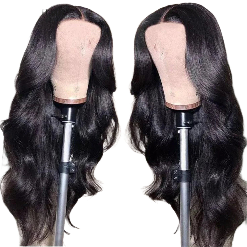 Aosun 100% Human Hair Wigs Body Wave 4x4 Front Lace Wig with Free Shipping