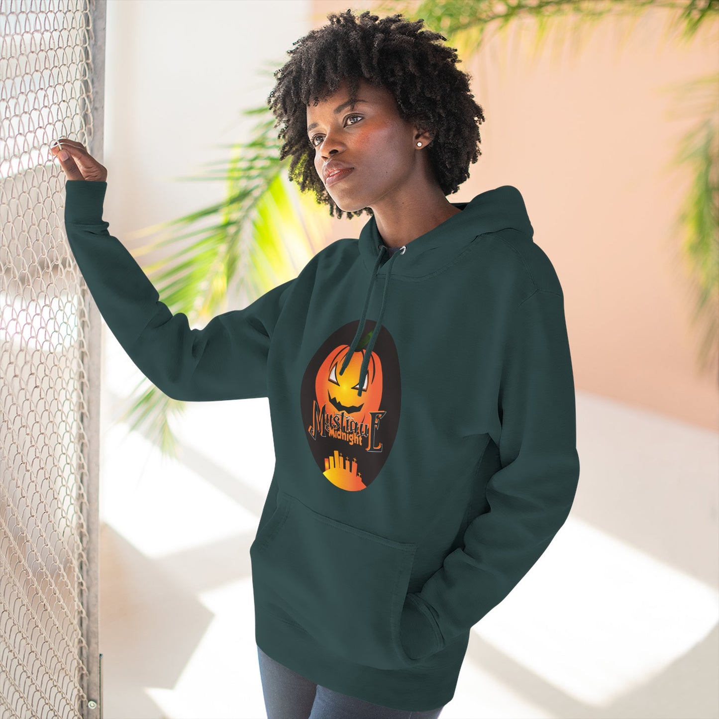 Mystique Midnight Three-Panel Fleece Hoodie Unisex
