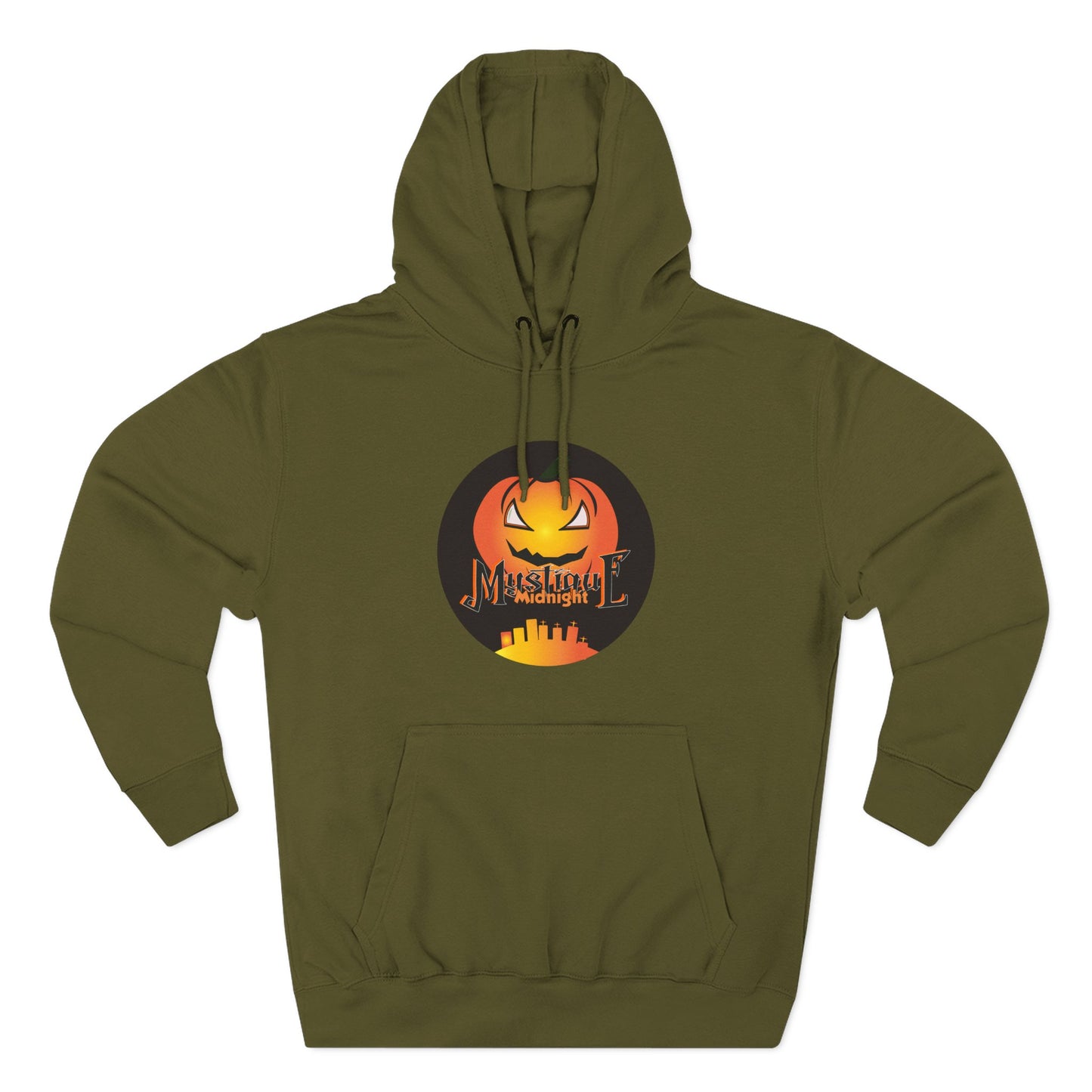 Mystique Midnight Three-Panel Fleece Hoodie Unisex