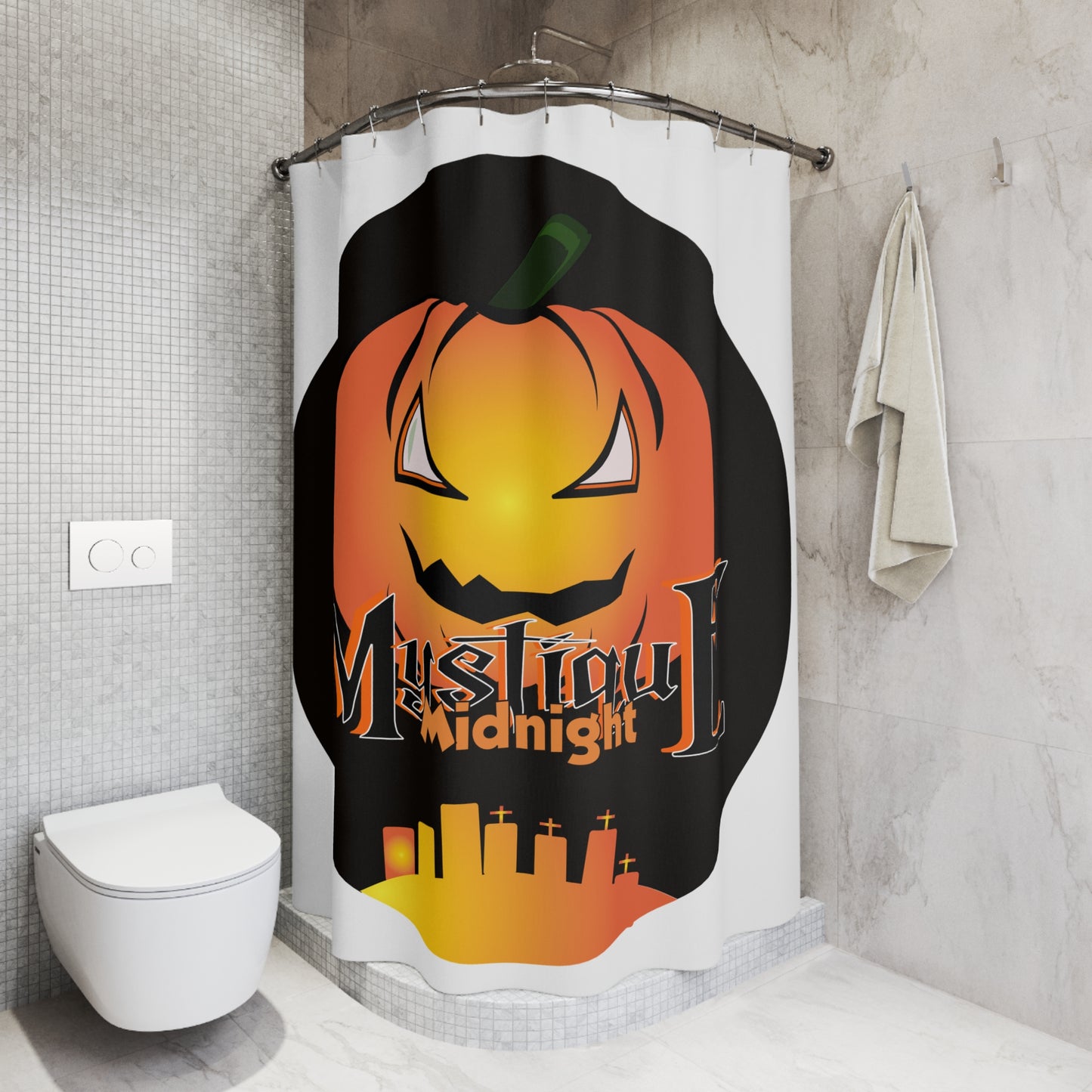 Mystique Midnight Shower Curtain