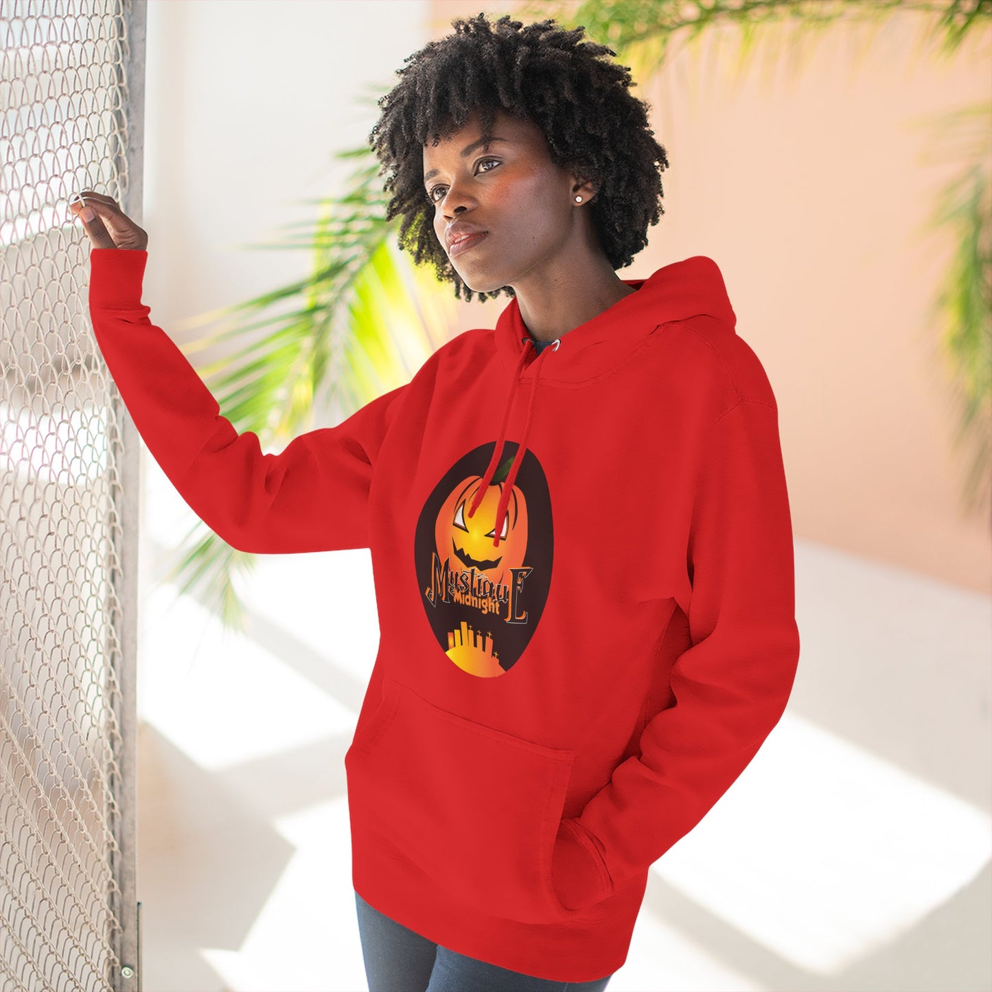 Mystique Midnight Three-Panel Fleece Hoodie Unisex