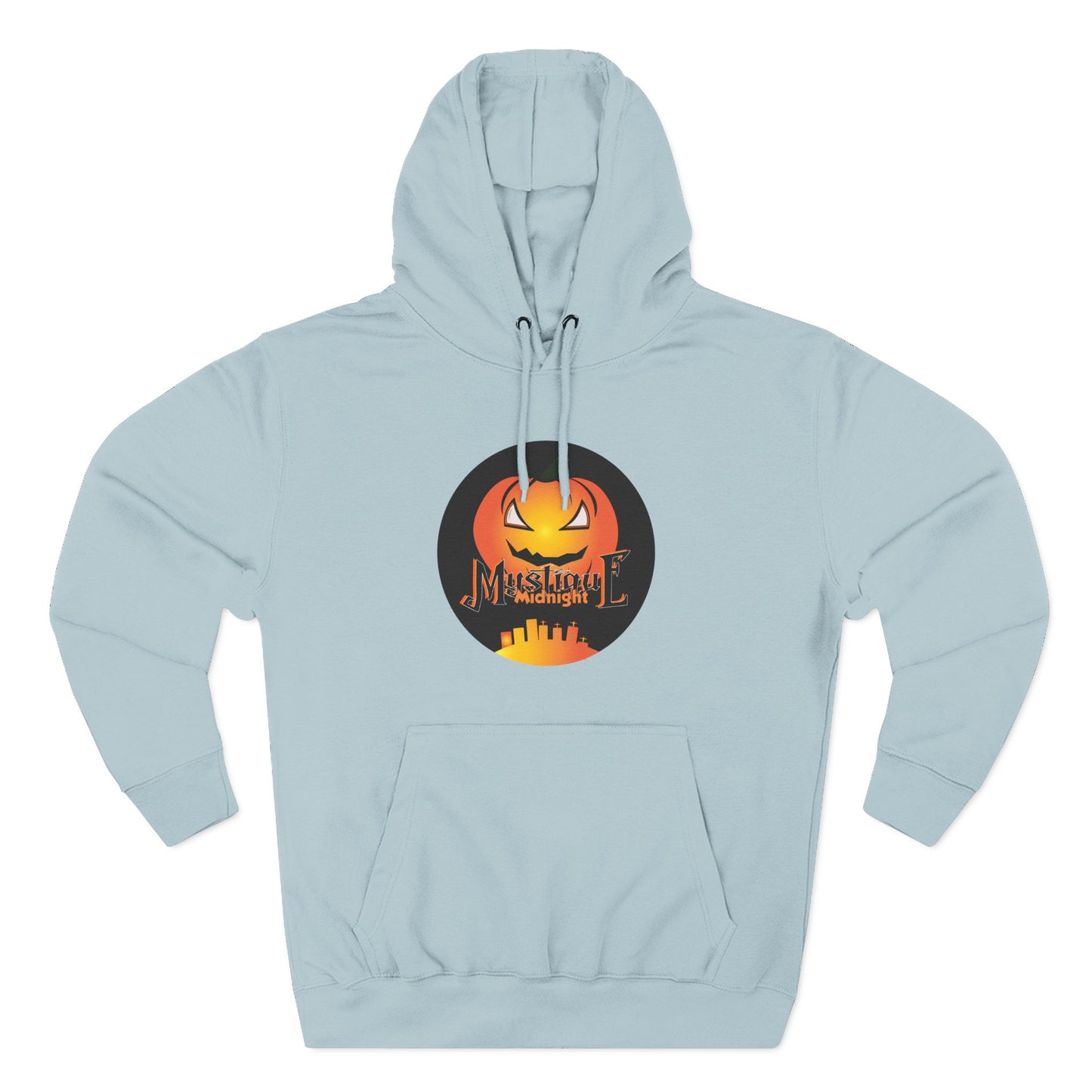 Mystique Midnight Three-Panel Fleece Hoodie Unisex