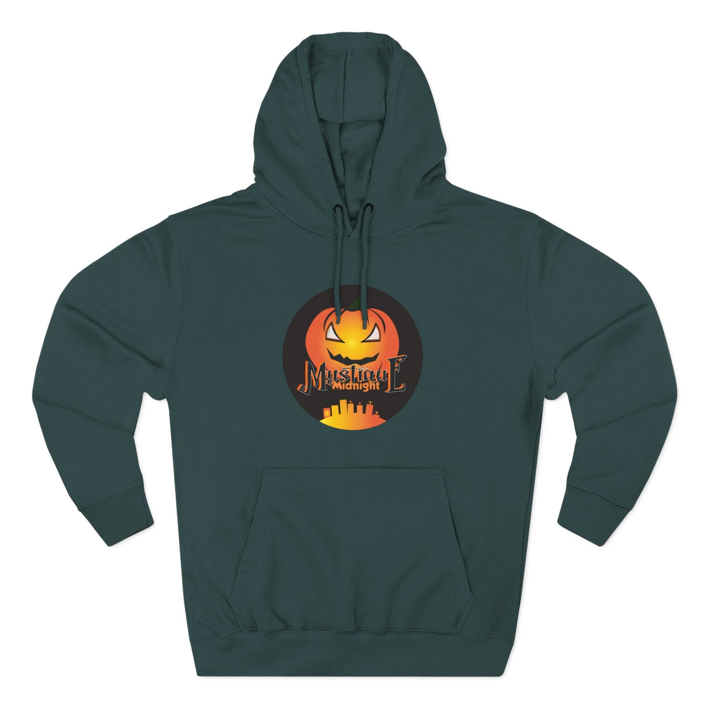 Mystique Midnight Three-Panel Fleece Hoodie Unisex