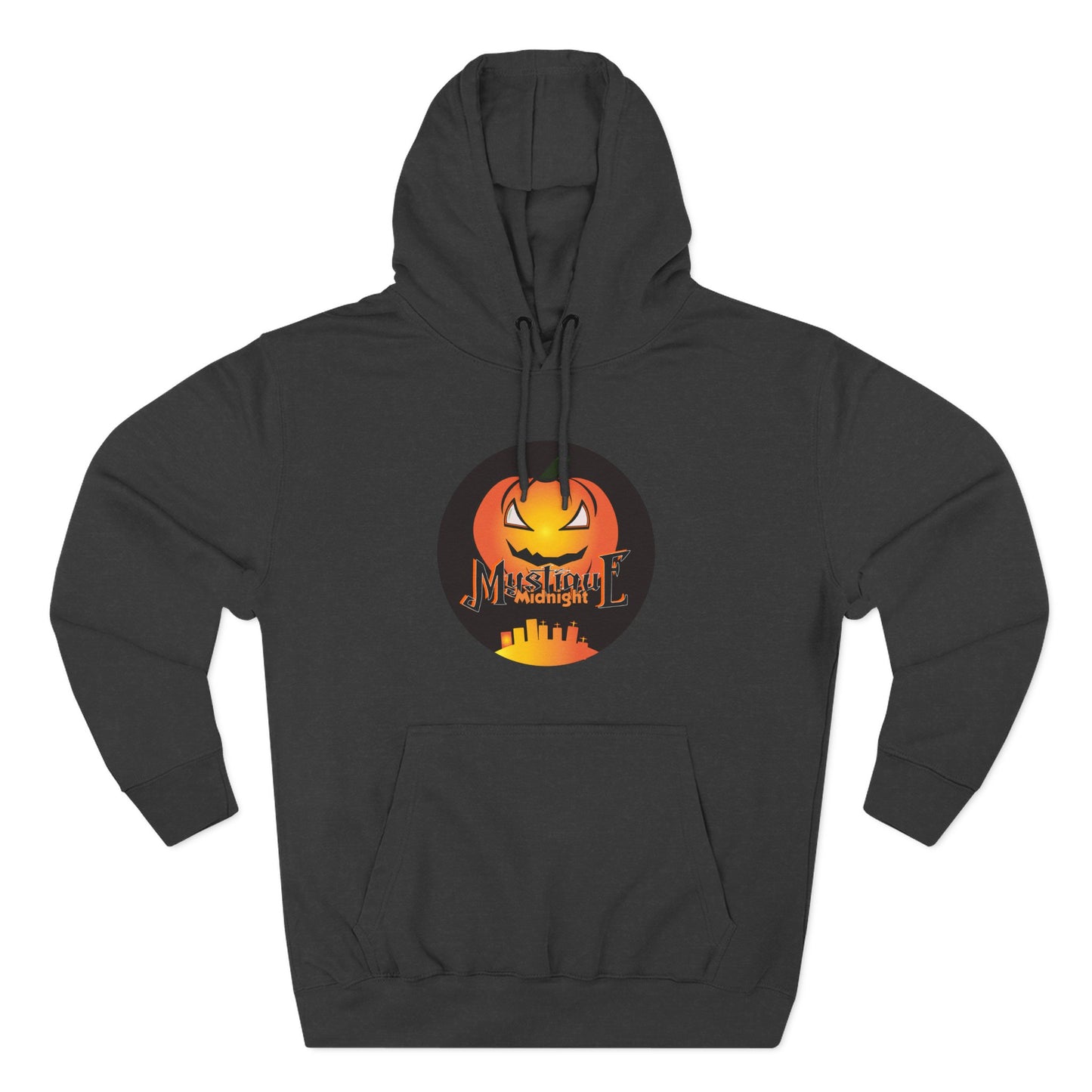 Mystique Midnight Three-Panel Fleece Hoodie Unisex