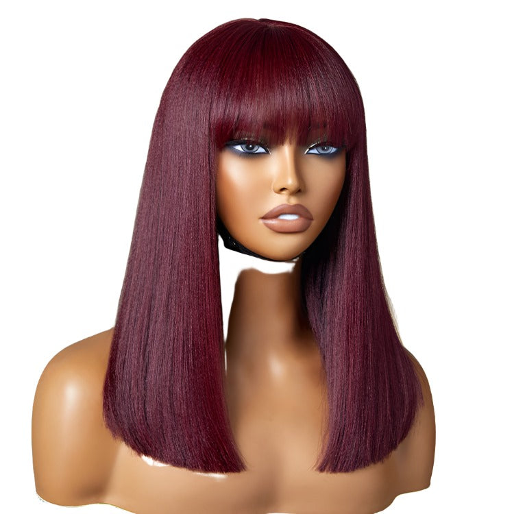 Bundle Deal | Glueless Yaki Straight Bob Minimalist Lace Wig |