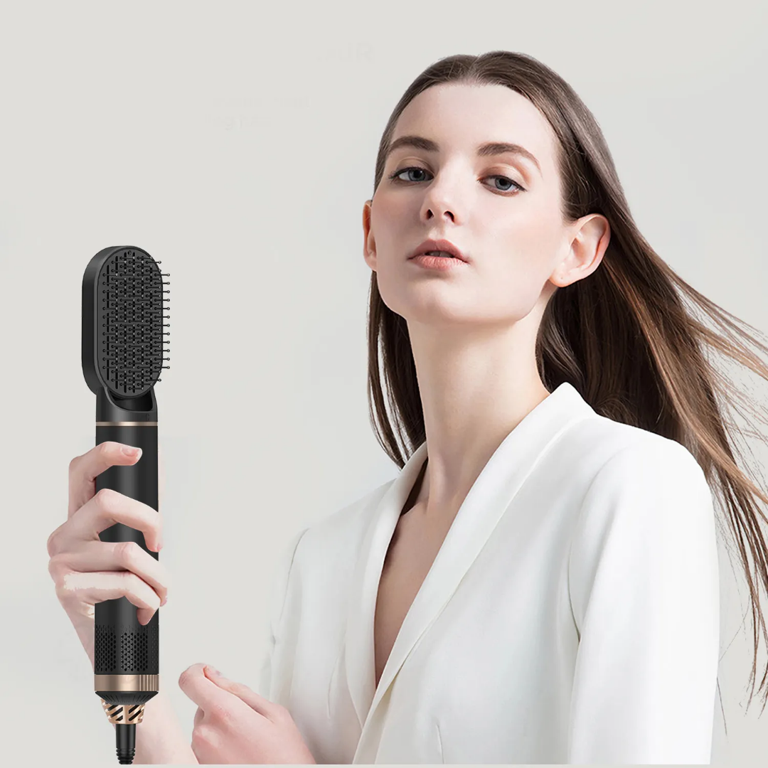 Electric Hair Dryer Brush – 2-in-1 Styler & Curler