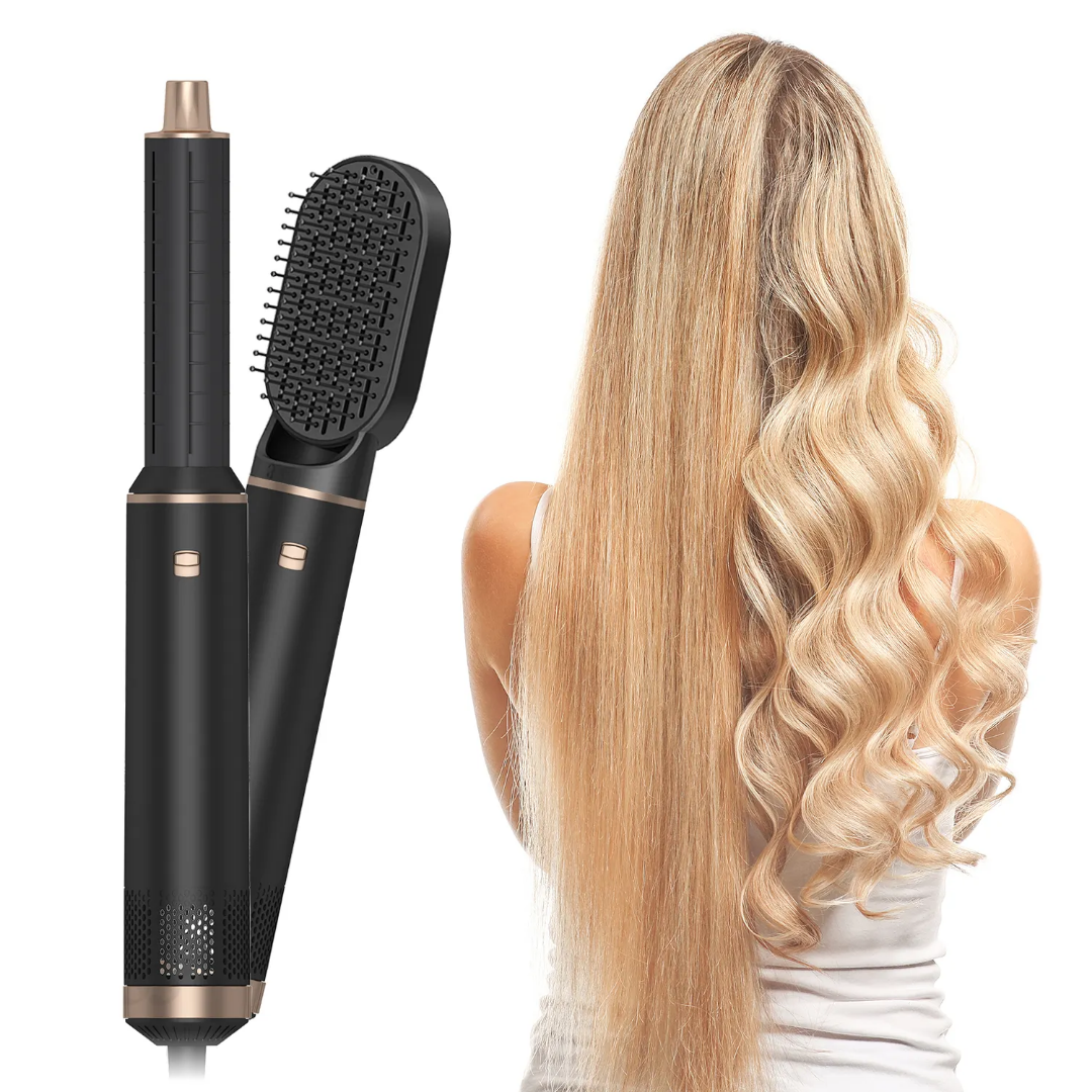 Electric Hair Dryer Brush – 2-in-1 Styler & Curler