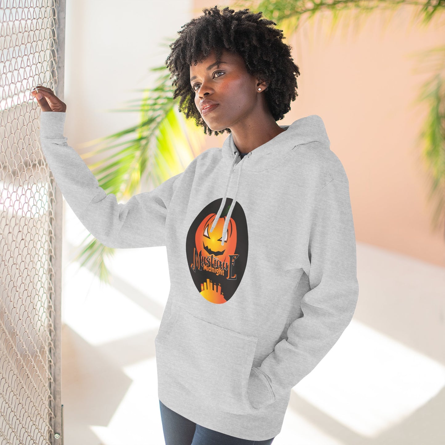Mystique Midnight Three-Panel Fleece Hoodie Unisex
