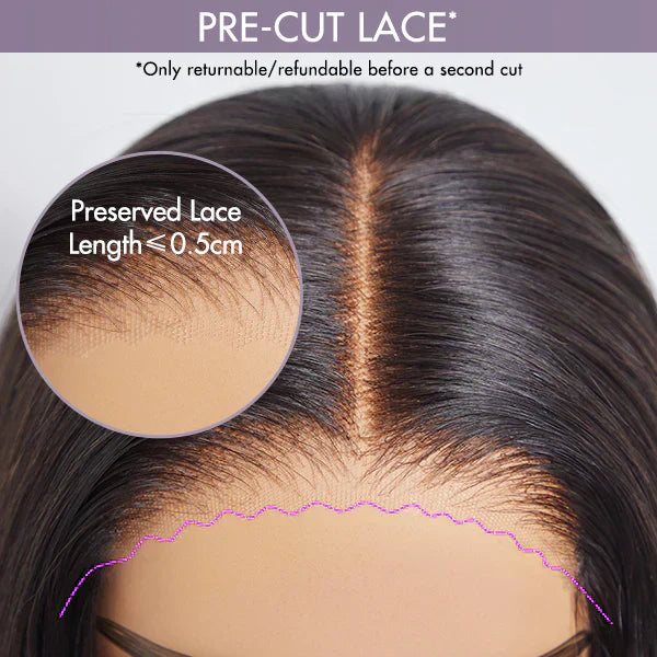 Gorgeous natural coily curl glueless 5x5 closure HD lace wig with breathable cap