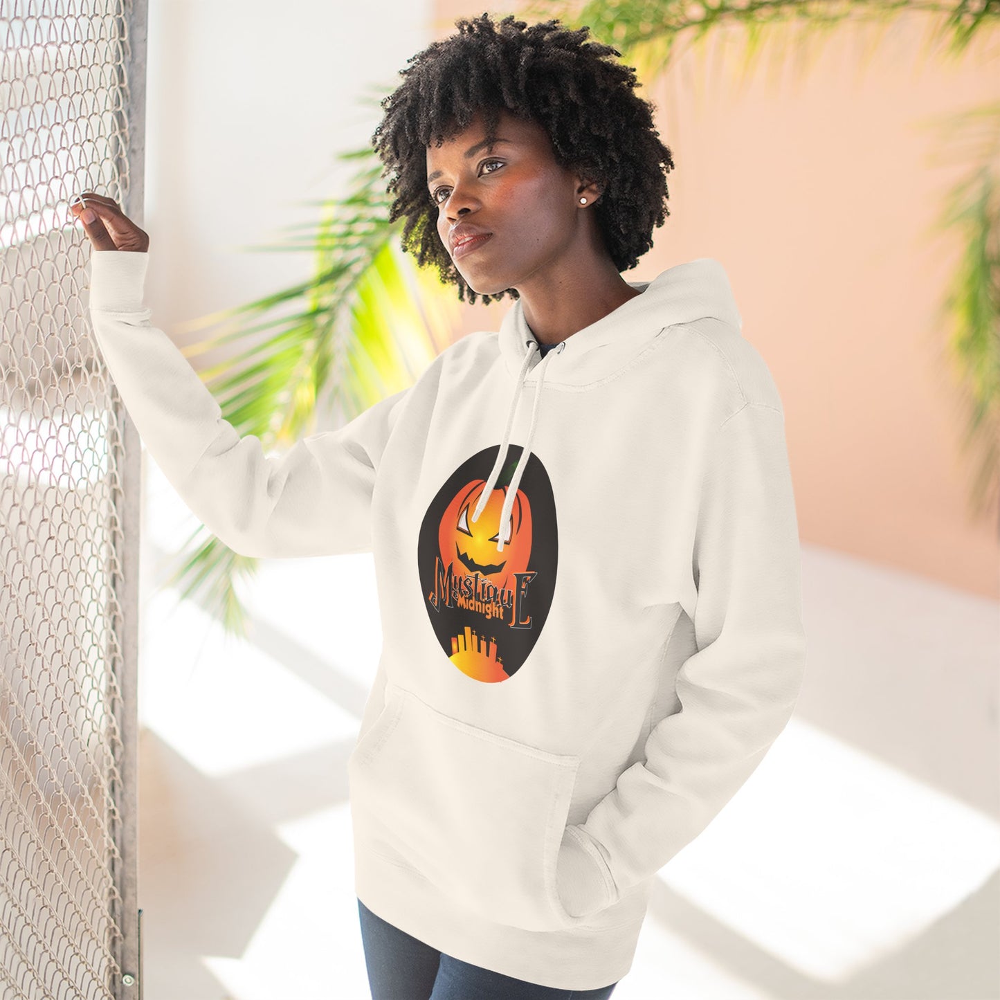 Mystique Midnight Three-Panel Fleece Hoodie Unisex