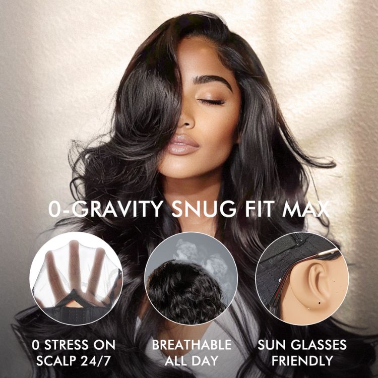 Wig Deep Wave Glueless Minimalist HD Lace Human Hair Curly Wig Pre-Cut Lace