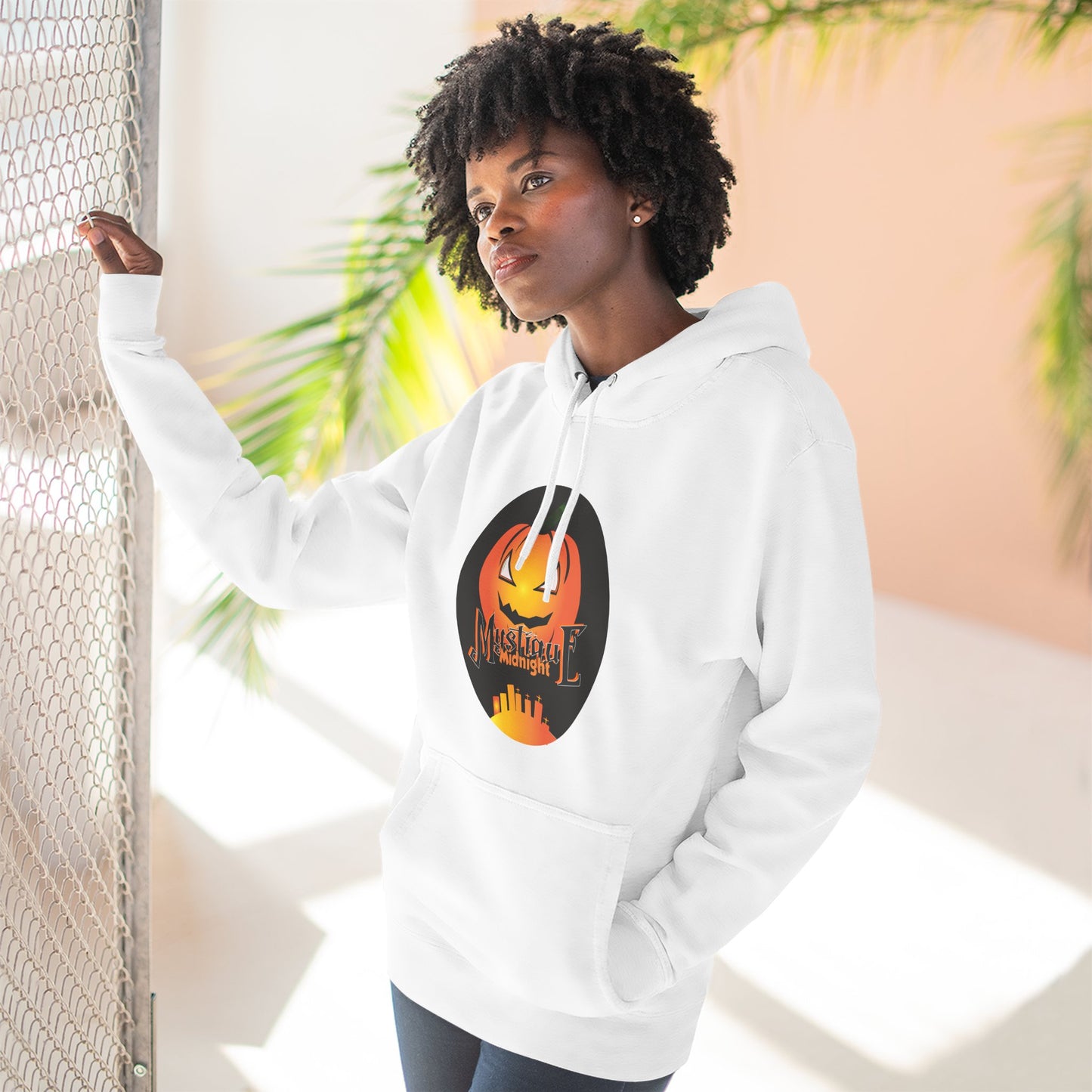 Mystique Midnight Three-Panel Fleece Hoodie Unisex