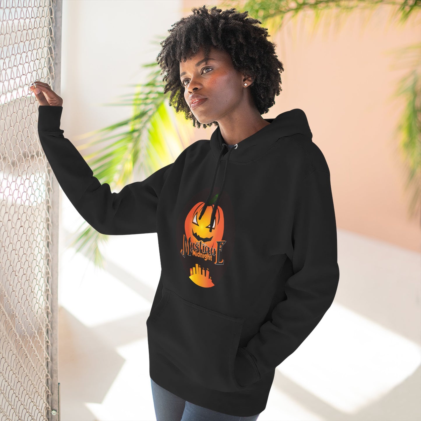 Mystique Midnight Three-Panel Fleece Hoodie Unisex