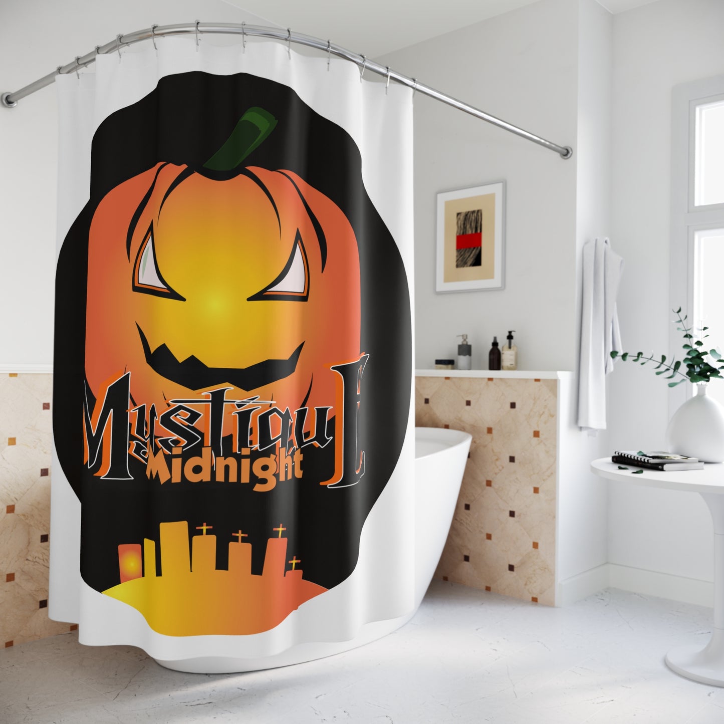 Mystique Midnight Shower Curtain