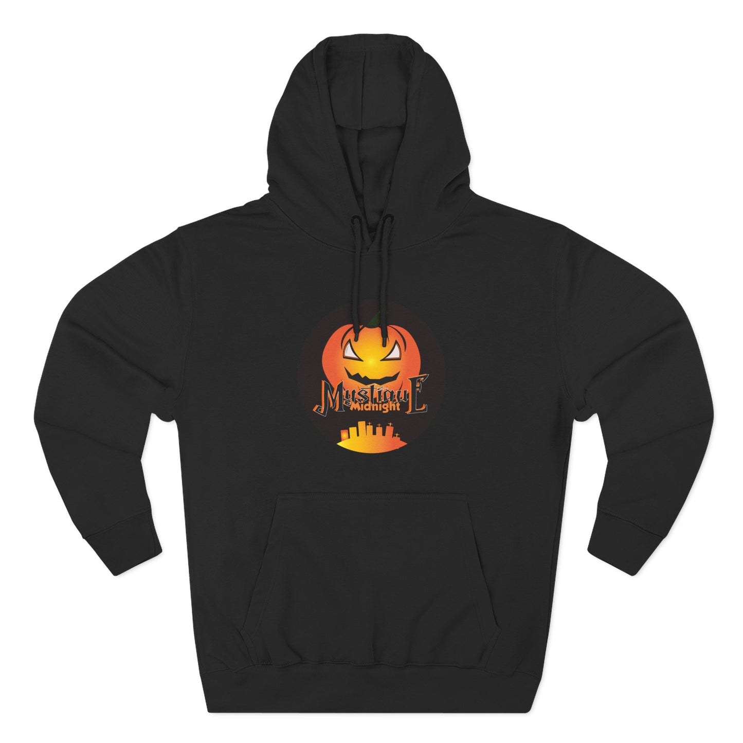 Mystique Midnight Three-Panel Fleece Hoodie Unisex