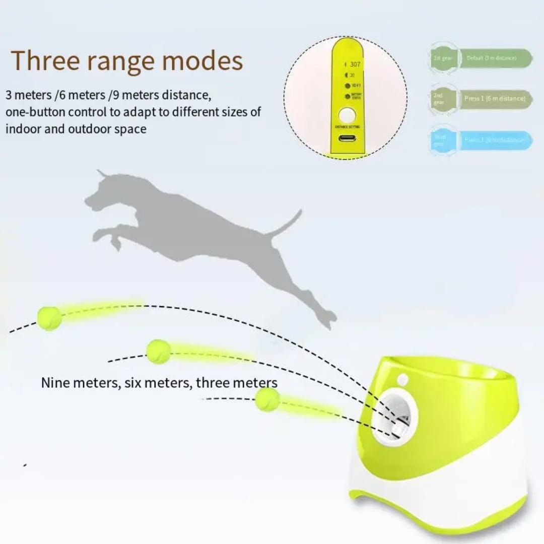 Automatic Dog Ball Launcher – Interactive Training Toy