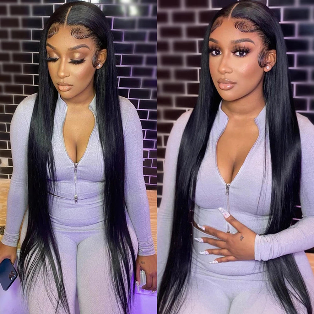 Brazilian Hair 1 Bundle Straight Human Hair Bundle Natural Black 10-34 inch Hair Weave Sew In Hair Extensions