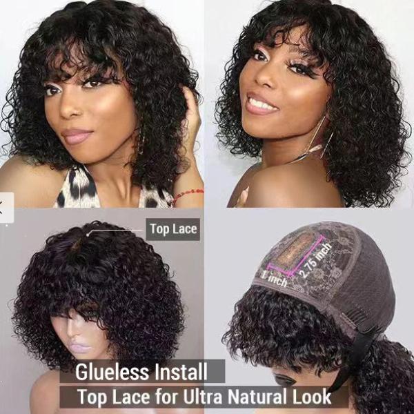 Bundle Deal | Water Wave Minimalist Lace Glueless Wig |