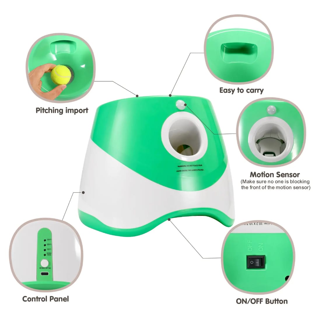 Automatic Dog Ball Launcher – Interactive Training Toy