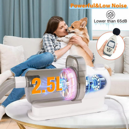 Pet Grooming Vacuum – Hair Cleaner for Dogs & Cats