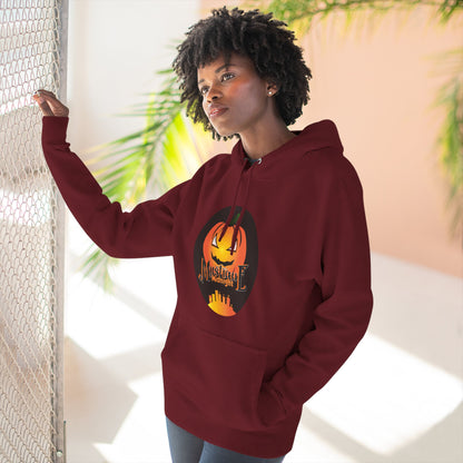Mystique Midnight Three-Panel Fleece Hoodie Unisex