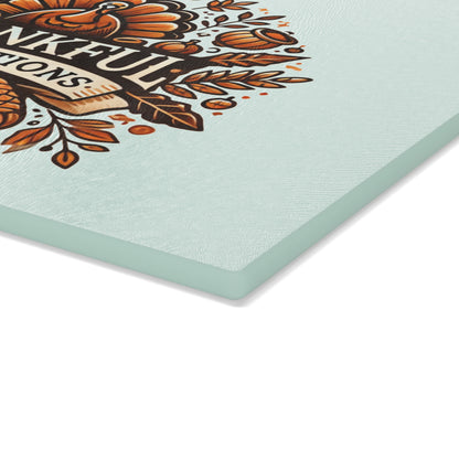 Thankful Traditions: Thanksgiving Glass Cutting Board