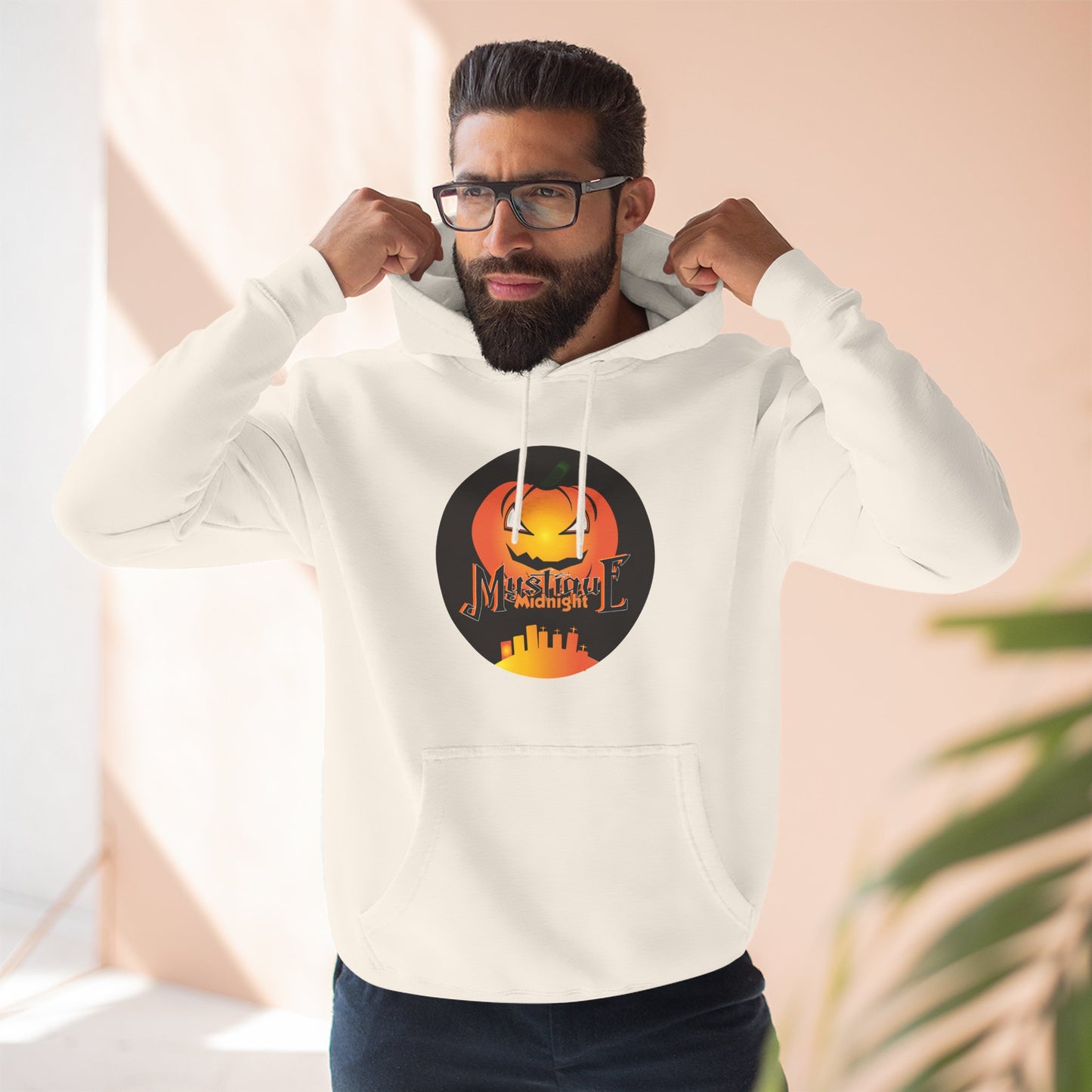 Mystique Midnight Three-Panel Fleece Hoodie Unisex