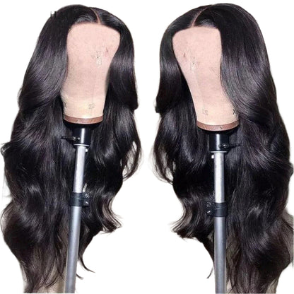 Aosun 100% Human Hair Wigs Body Wave 4x4 Front Lace Wig with Free Shipping