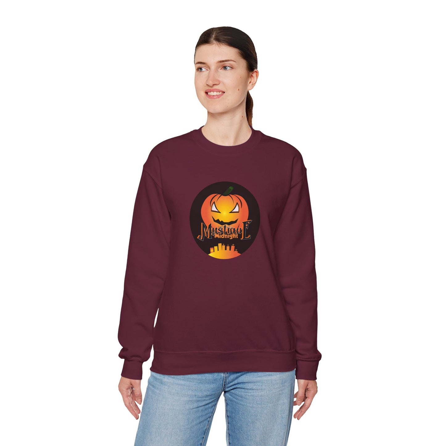 Mystique Midnight Unisex Heavy Blend™ Crewneck Sweatshirt