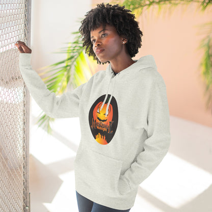 Mystique Midnight Three-Panel Fleece Hoodie Unisex