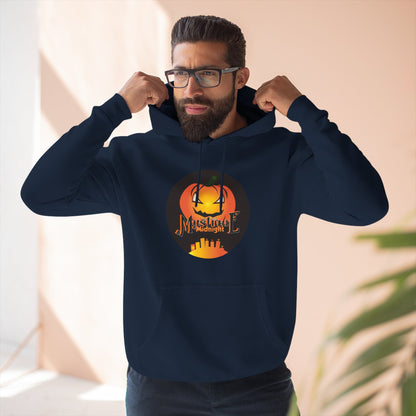 Mystique Midnight Three-Panel Fleece Hoodie Unisex