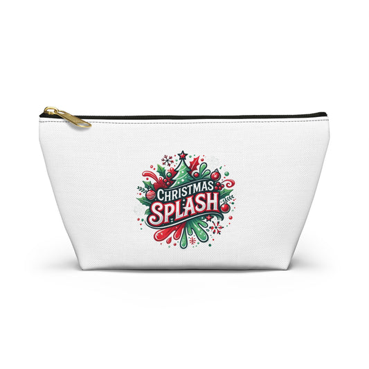 Christmas Splash T-Bottom Accessory Pouch