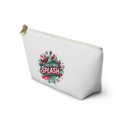 Christmas Splash T-Bottom Accessory Pouch