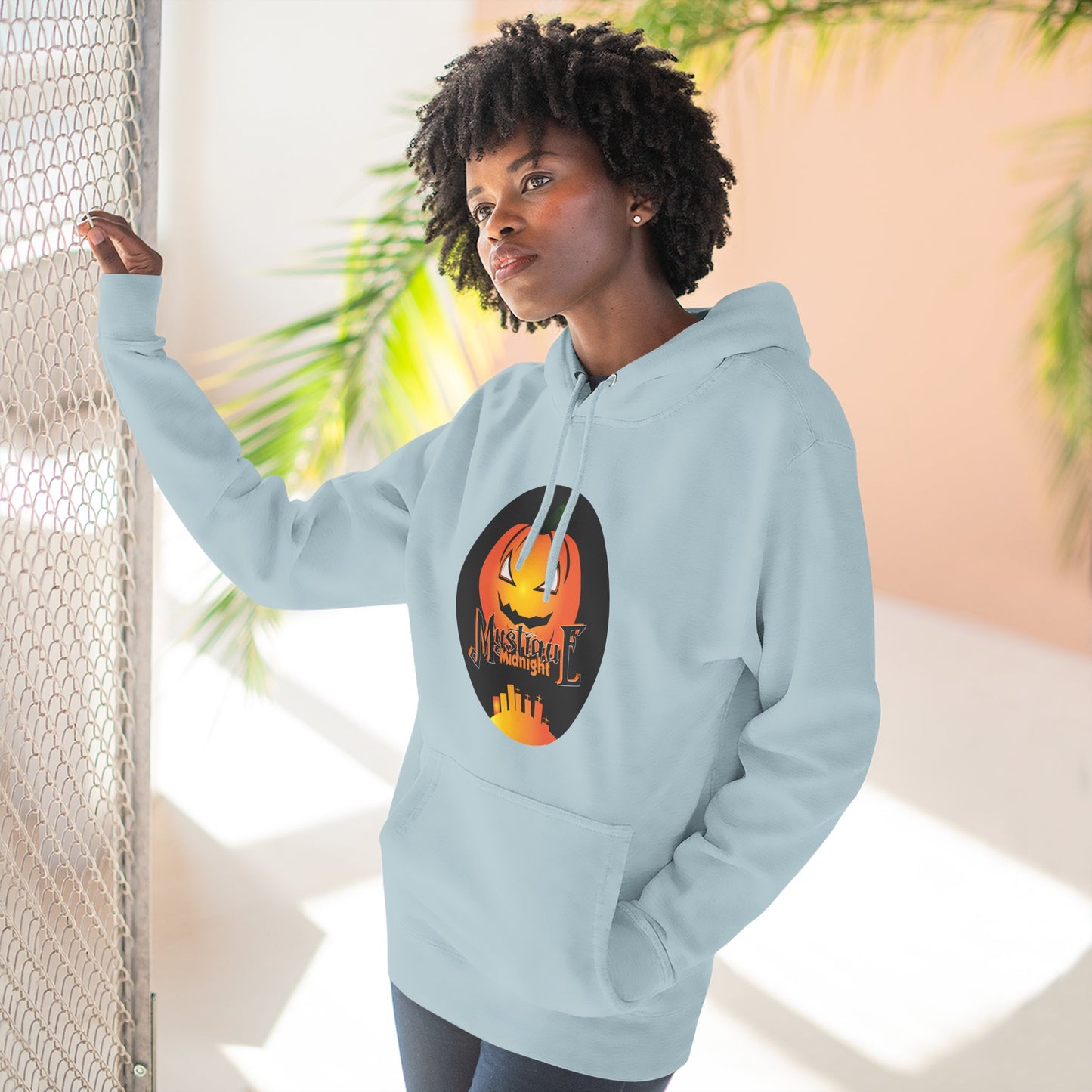 Mystique Midnight Three-Panel Fleece Hoodie Unisex
