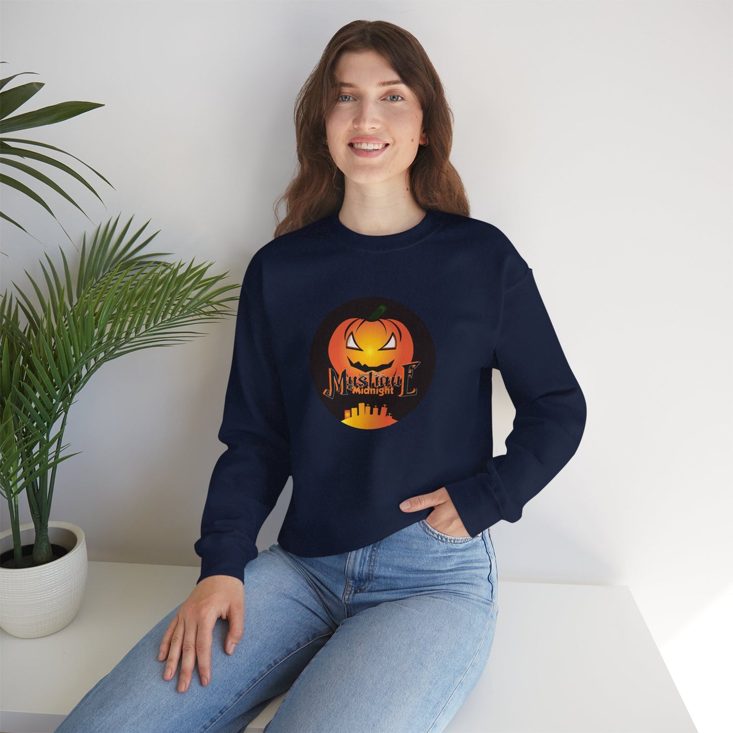 Mystique Midnight Unisex Heavy Blend™ Crewneck Sweatshirt