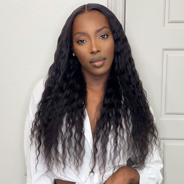 Boho Glam Mid-Part Virgin Hair 5x5 Closure Lace Wig