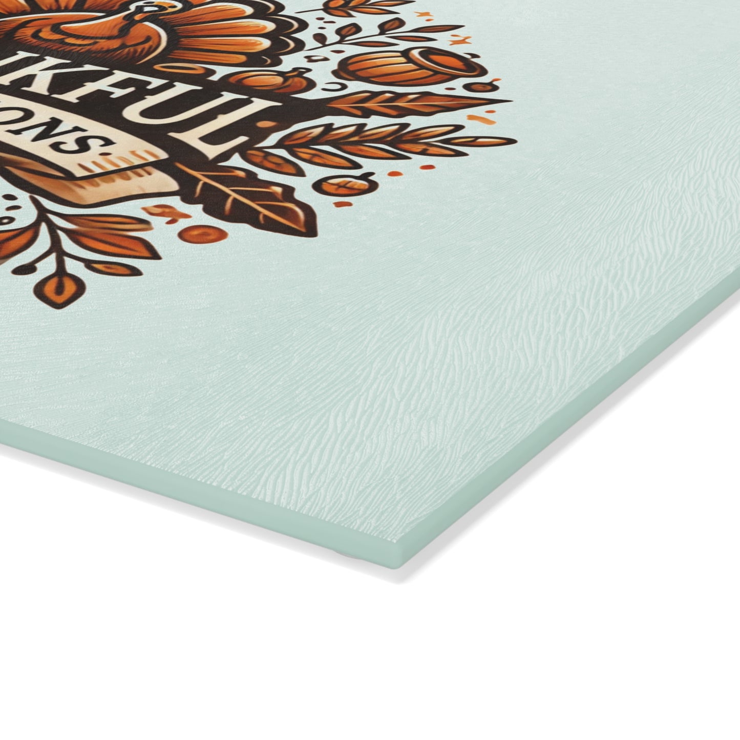 Thankful Traditions: Thanksgiving Glass Cutting Board