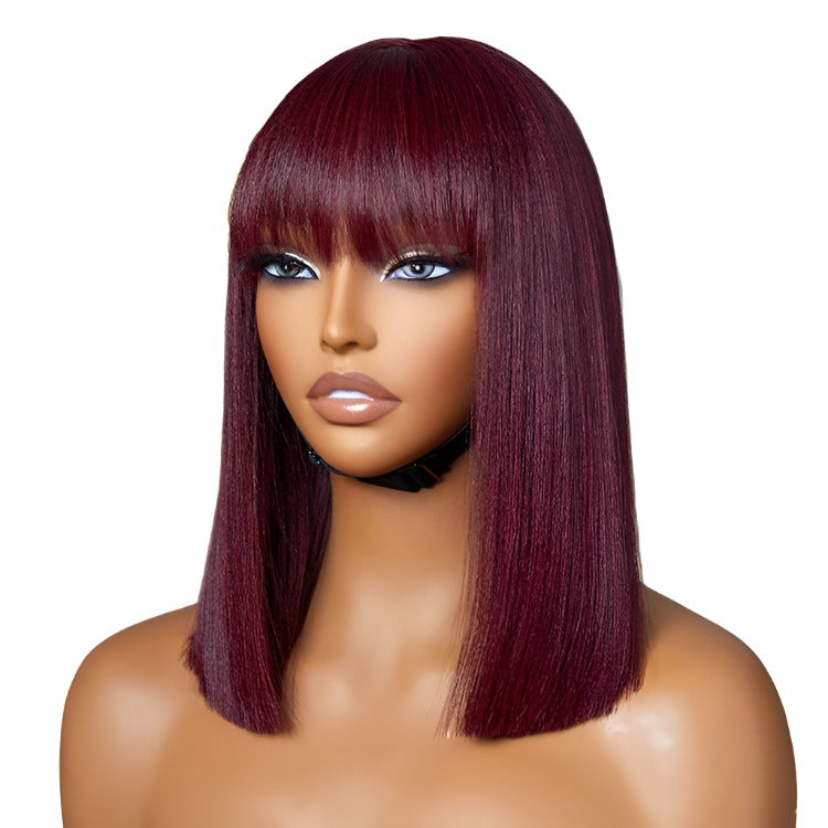 Bundle Deal | Glueless Yaki Straight Bob Minimalist Lace Wig |