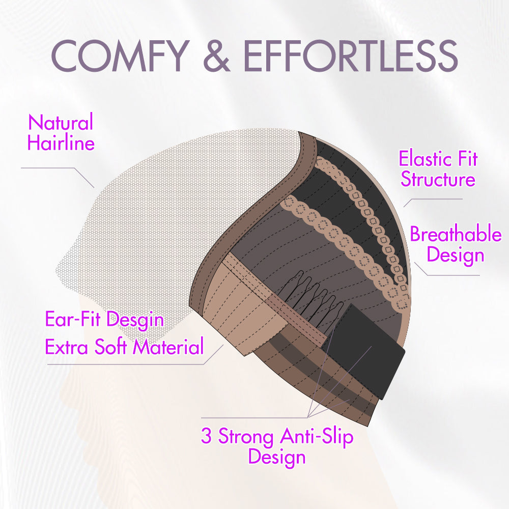 Crazy Wednesday | Luvme Hair PartingMax Glueless Wig Chestnut Brown Highlights Funmi Curly 7x6 Closure HD Lace Wig Breathable Cap