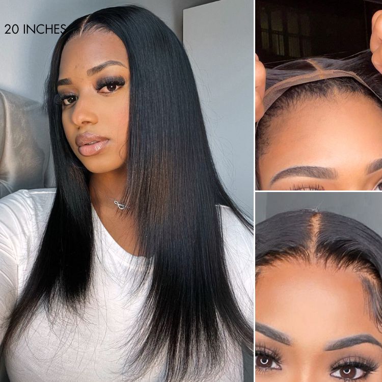 Bundle Deal |  180% Density Layered Cut Glueless 5x5 Closure Lace Wig | US ONLY