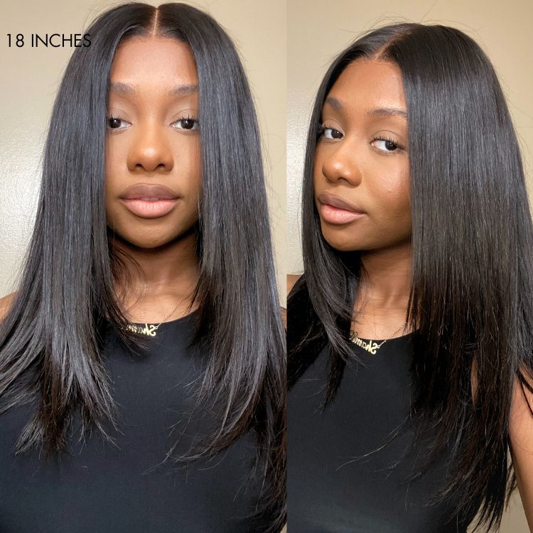 Bundle Deal |  180% Density Layered Cut Glueless 5x5 Closure Lace Wig | US ONLY