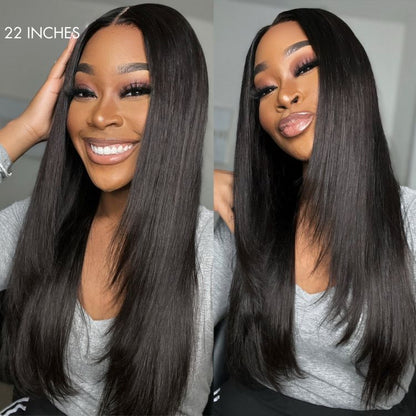 Bundle Deal |  180% Density Layered Cut Glueless 5x5 Closure Lace Wig | US ONLY