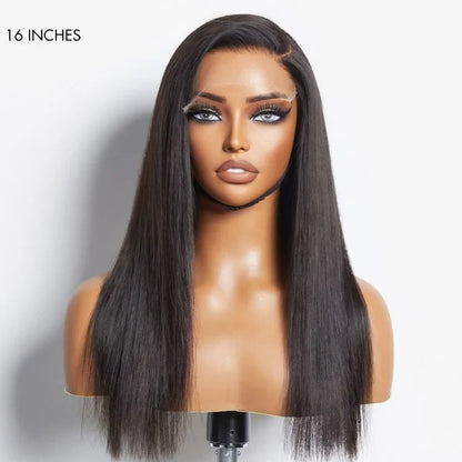 PartingMax Glueless Wig Ready to Go Silky Straight 7x6 Closure HD Lace Pre Plucked & Bleached Breathable Cap