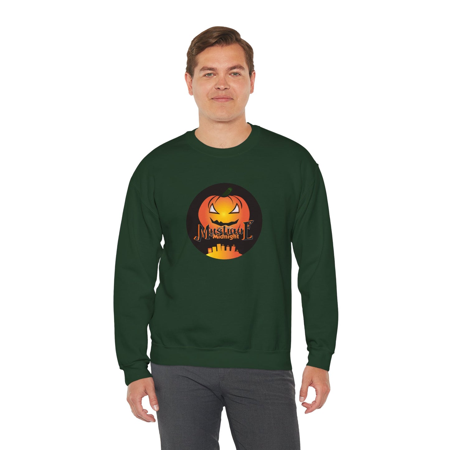 Mystique Midnight Unisex Heavy Blend™ Crewneck Sweatshirt