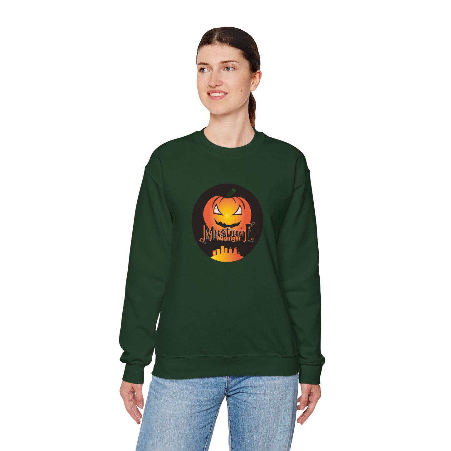 Mystique Midnight Unisex Heavy Blend™ Crewneck Sweatshirt