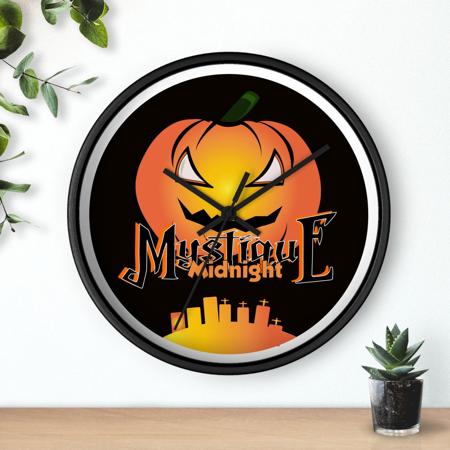 Mystique Midnight Wall Clock