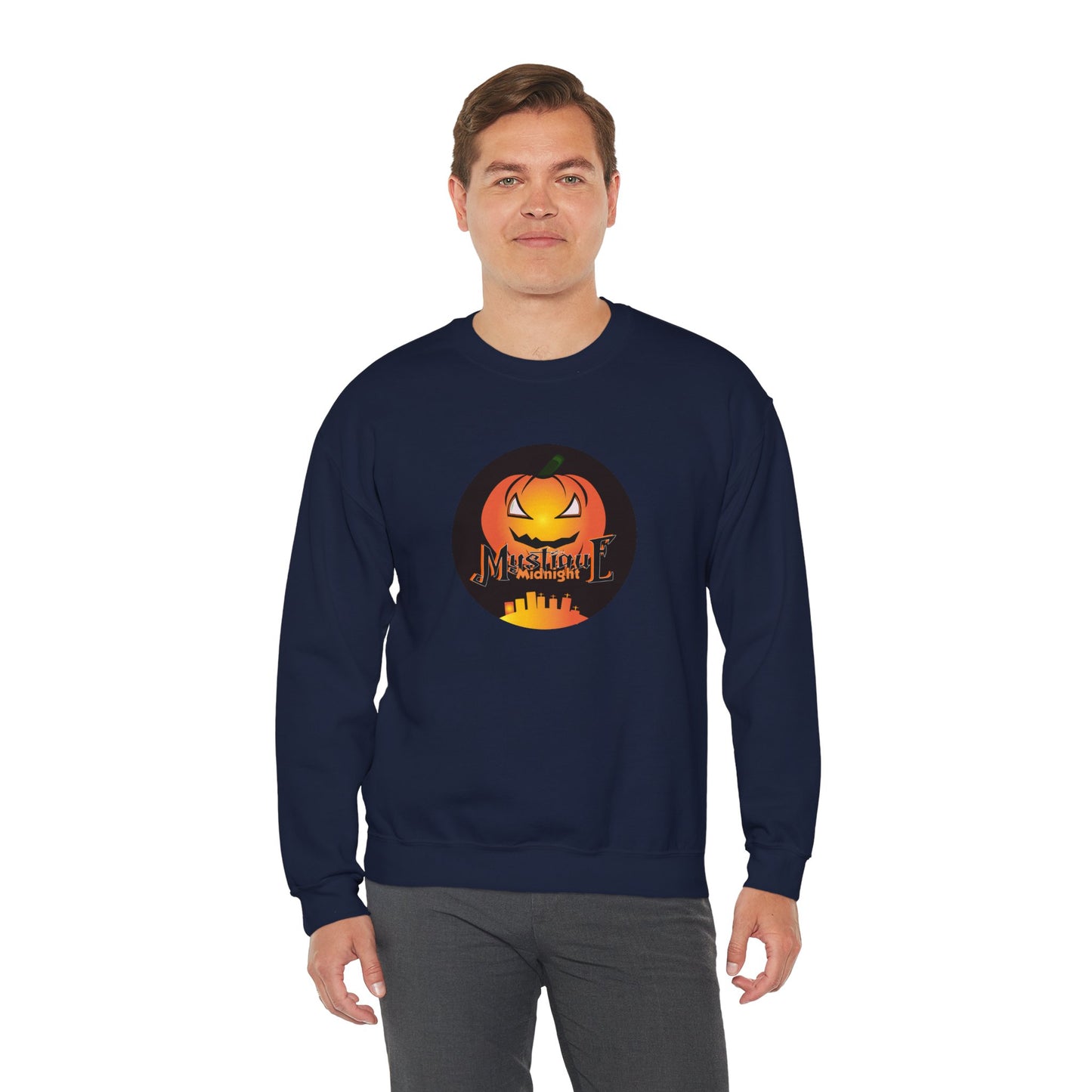 Mystique Midnight Unisex Heavy Blend™ Crewneck Sweatshirt