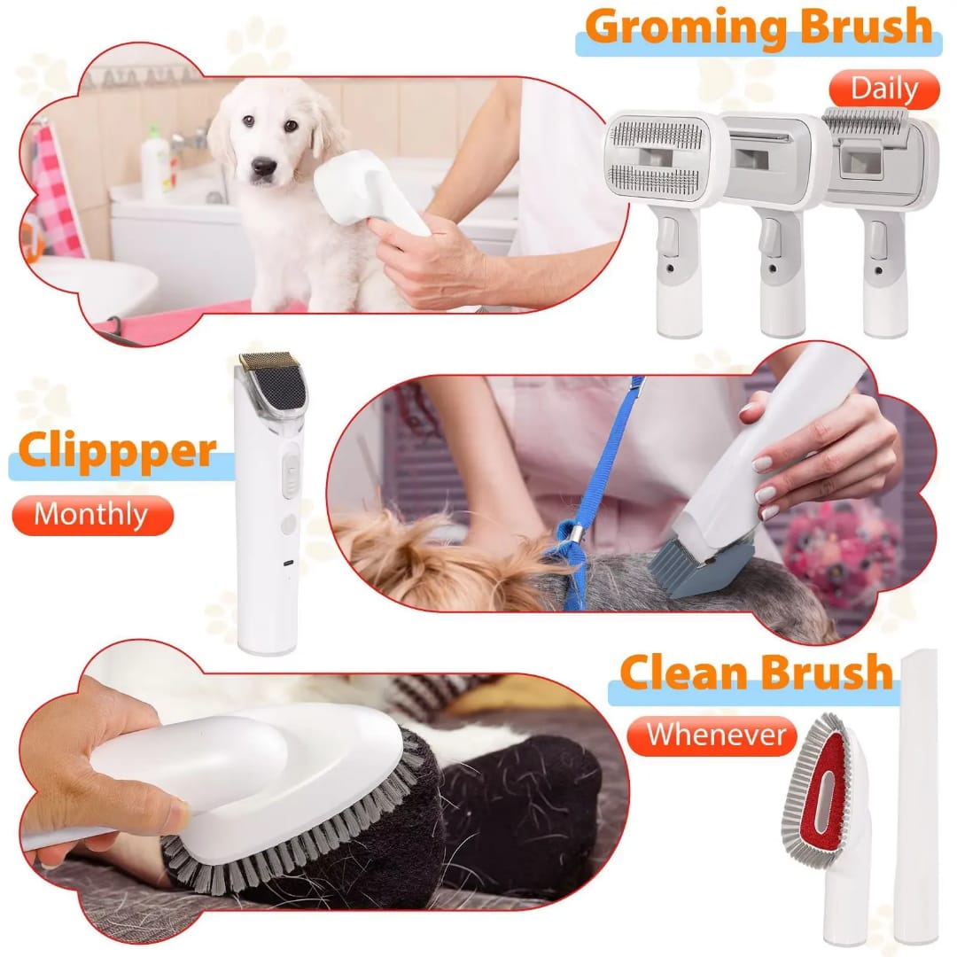 Pet Grooming Vacuum – Hair Cleaner for Dogs & Cats