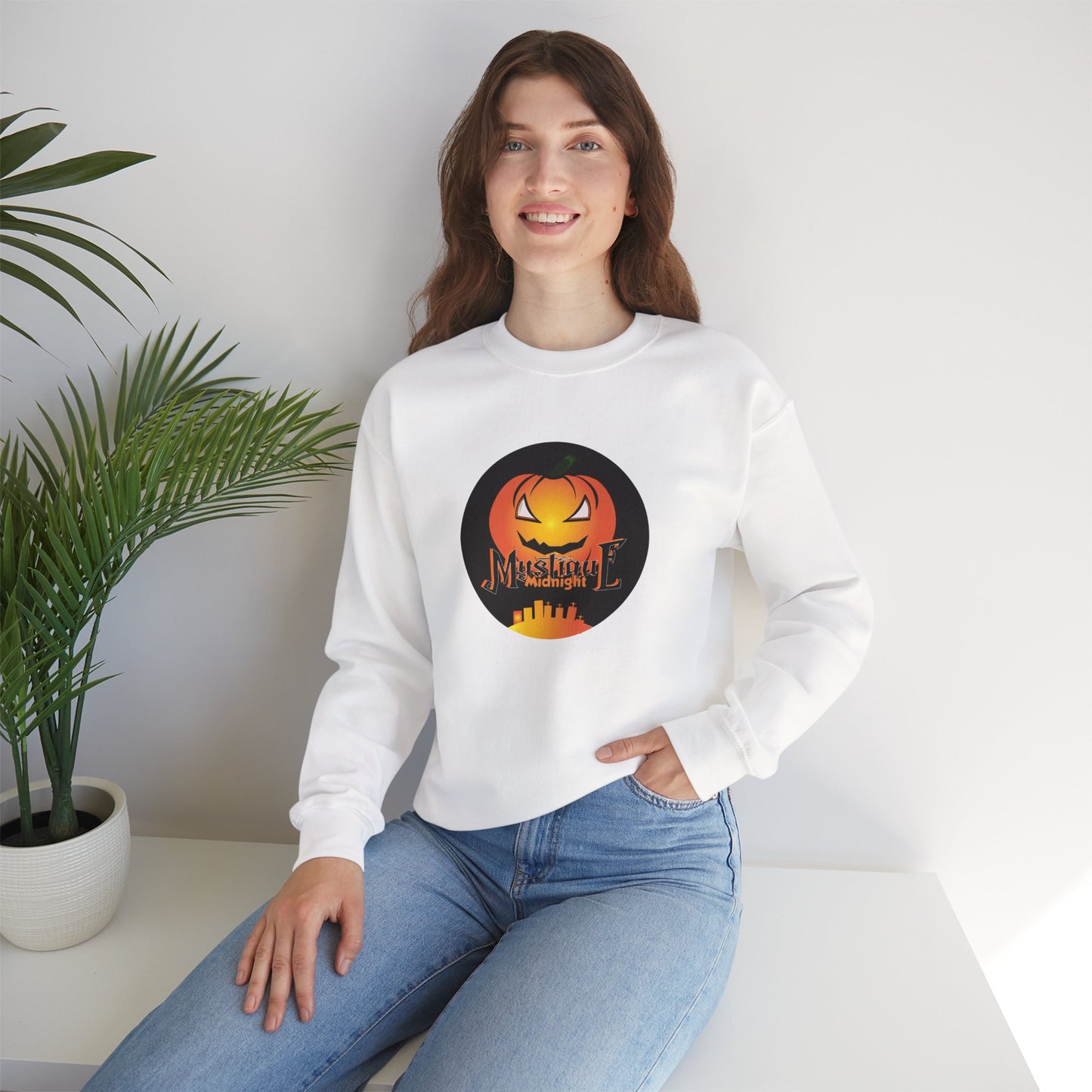 Mystique Midnight Unisex Heavy Blend™ Crewneck Sweatshirt